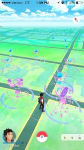 Businesses drawing customers with Lure Modules Screenshot by Robbie Pleasant