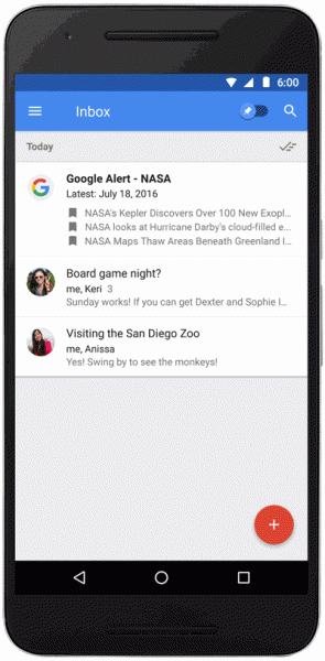 Inbox by Gmail - alerts