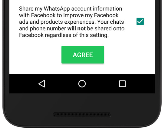 WhatsApp - opt out