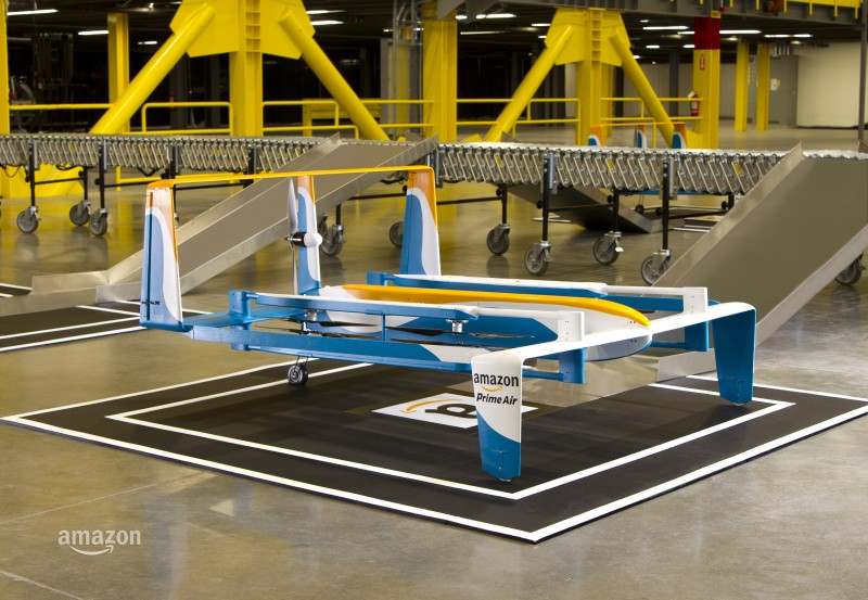 Amazon Prime Air drone, image courtesy of Amazon, Inc.