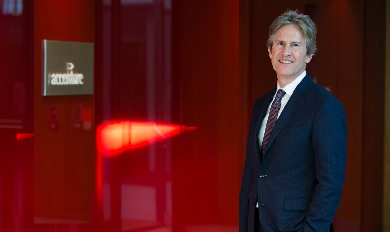 Photo of Richard Lumb, global head of financial services at Accenture. Picture by Shane O'Neill Photography.