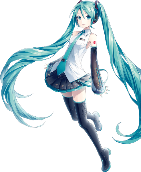 Artificial Japanese pop star Hatsune Miku