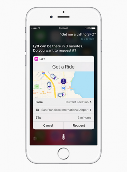 Siri - ride hailing
