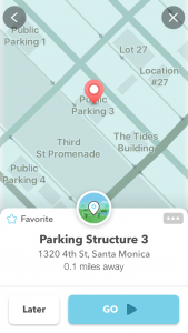 Waze parking