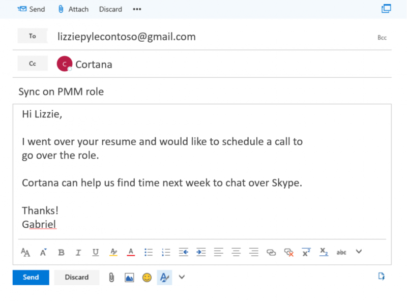Get Cortana to schedule your meetings with Microsoft’s Calendar.help