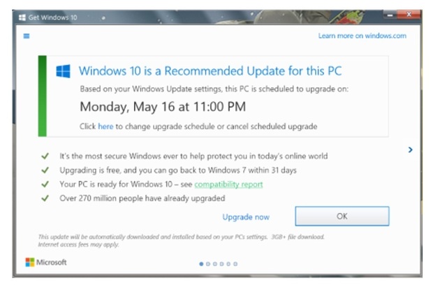 Here is how Microsoft s Get Windows 10 tool is fooling you and getting away with it   TechWorm - 84