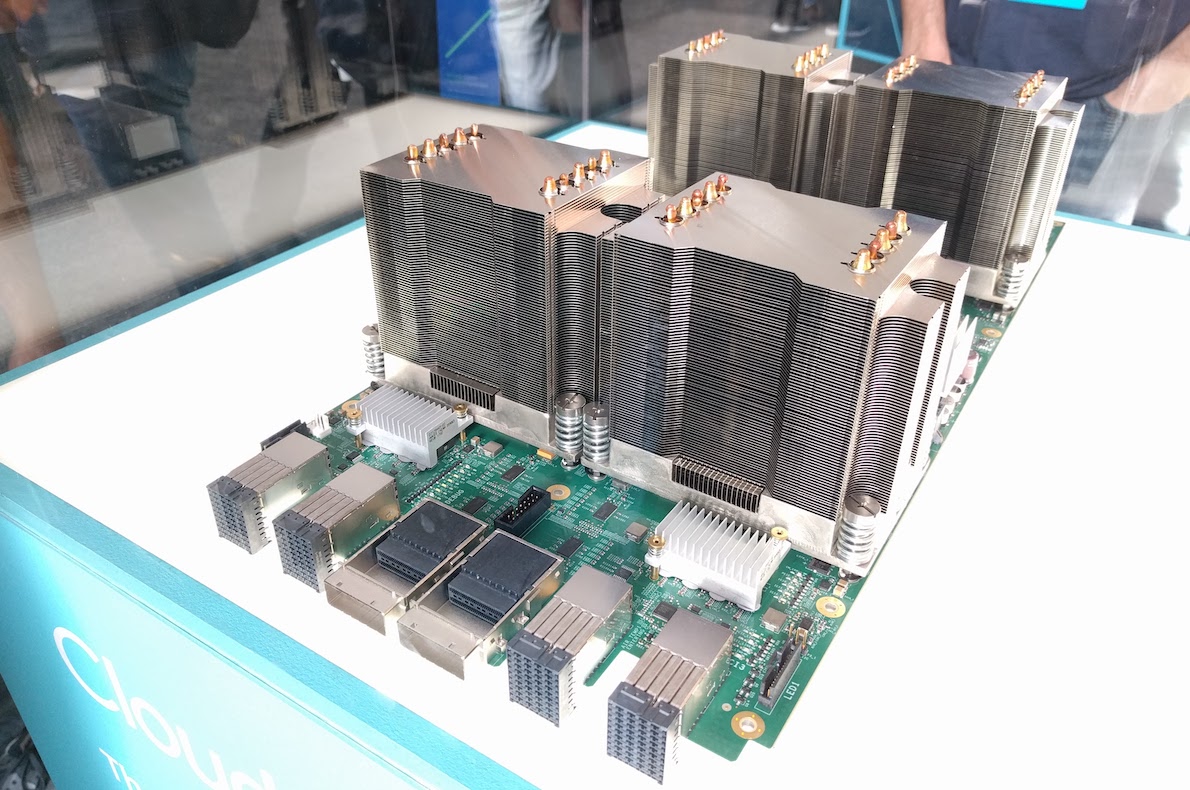Google's second-generation Tensor Processing Unit chip module