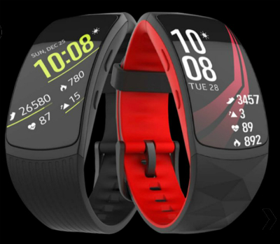 Samsung Gear Fit2 Pro set to be unveiled at Samsung's Unpacked event. Image: Evan Blass