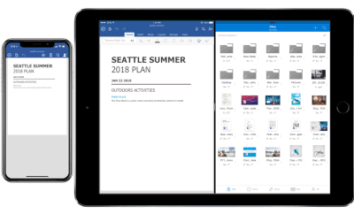 OneDrive for iOS now supports drag and drop, allowing users to easily move files between OneDrive and other apps, via Microsoft. 