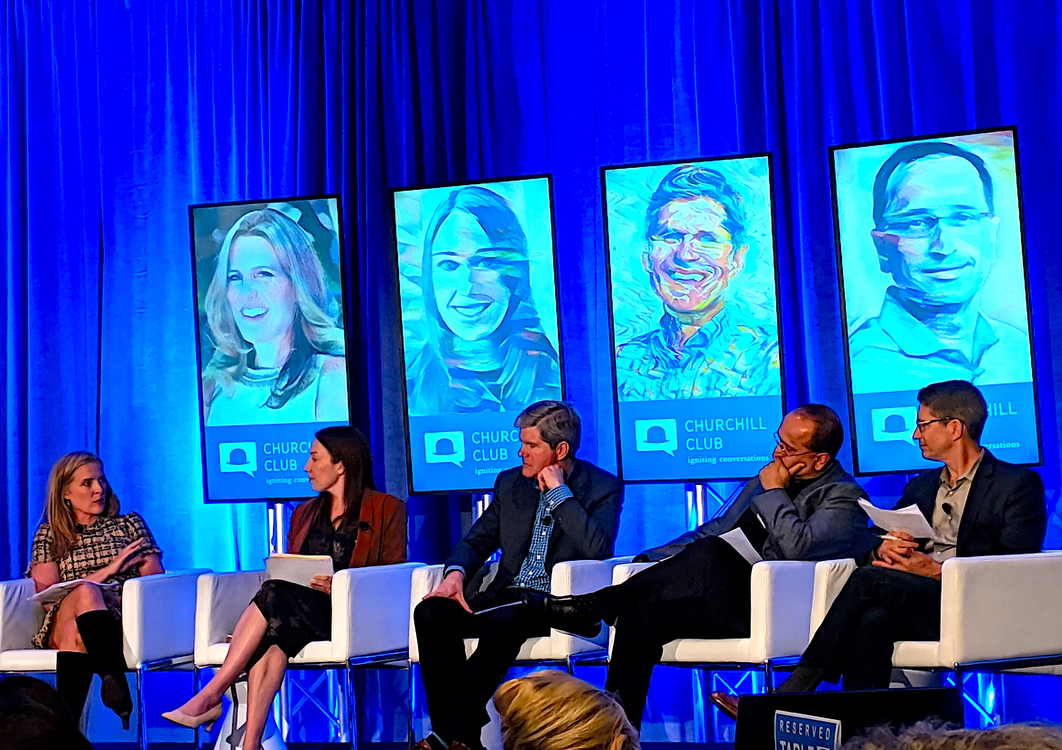 Churchill Club's Top 10 Tech Trends event in Santa Clara, California. Photo: Robert Hof/SiliconANGLE