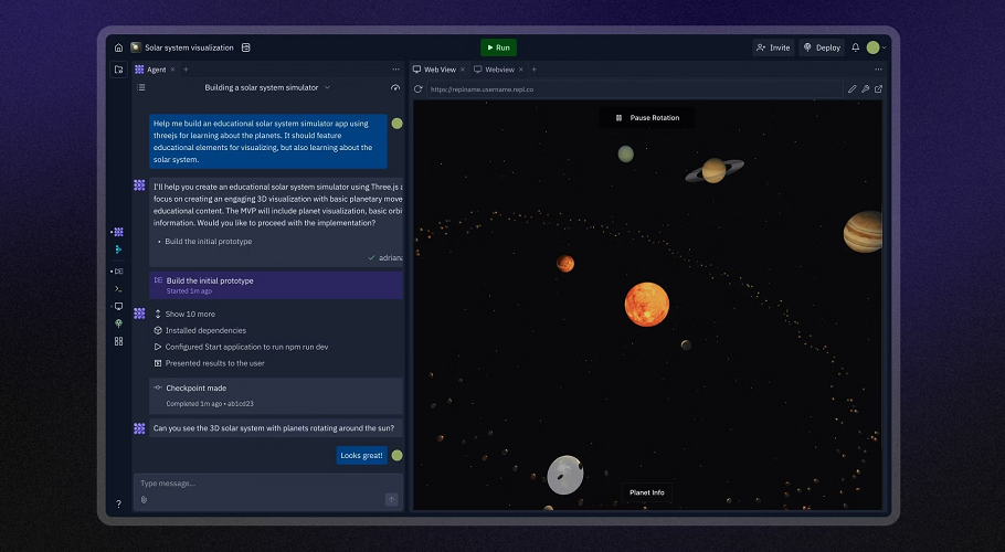 Webview engine visualization - Replit raises $250M at $3B valuation for its AI application ...